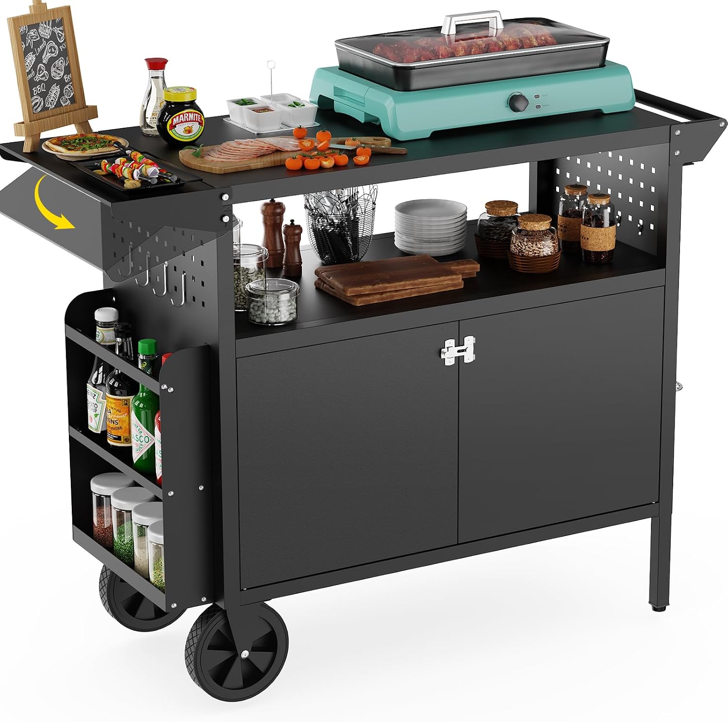Outdoor Grill Cart Table With - Outdoor Furniture Philippines 评论和价格