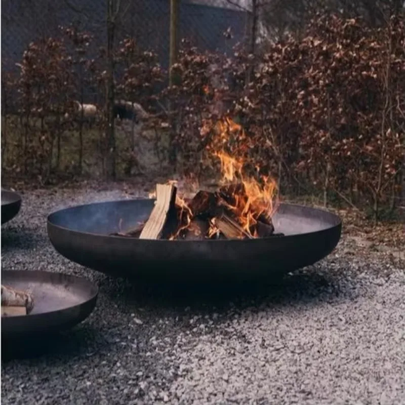 Fire Pit Bowl - Custom Carbon Steel Fire Bowl Outdoor