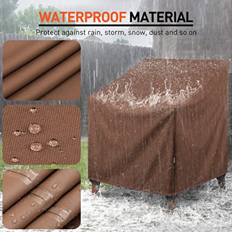Waterproof Patio Chair Covers, - Outdoor Furniture Heavy Duty 评论和价格