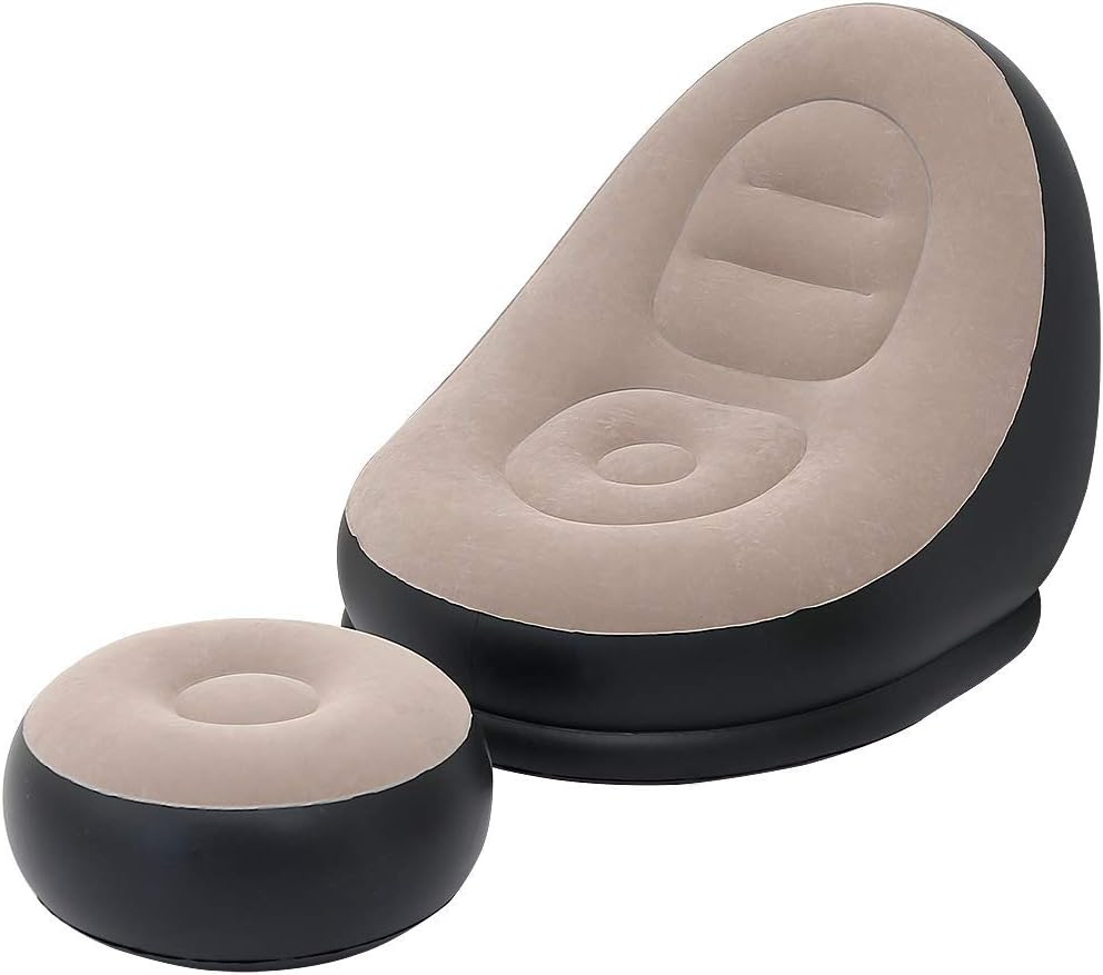 2Pcs Lazy Sofa Inflatable Chai - Outdoor Furniture Philippines 评论和价格