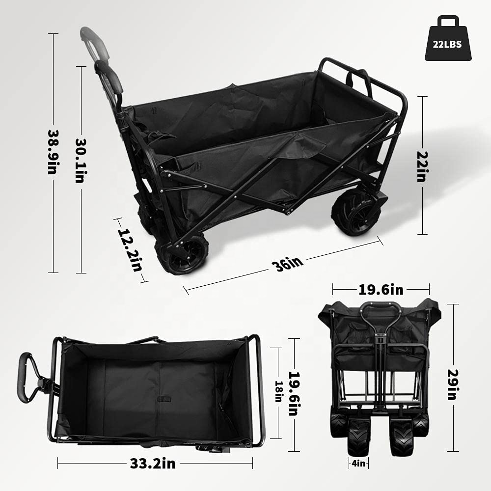 New Large Capacity Big Wheels  - Outdoor Furniture Heavy Duty 评论和价格