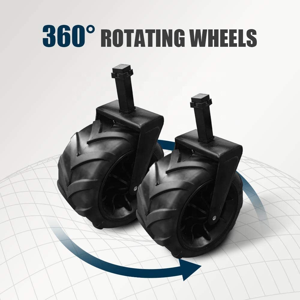 New Large Capacity Big Wheels  - Outdoor Furniture Heavy Duty 评论和价格