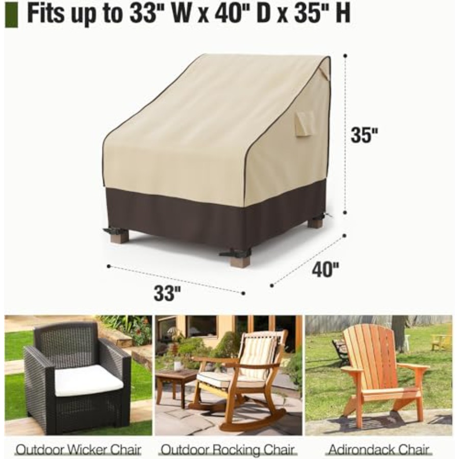 Patio Chair Cover Waterproof,  - Outdoor Furniture Heavy Duty 评论和价格