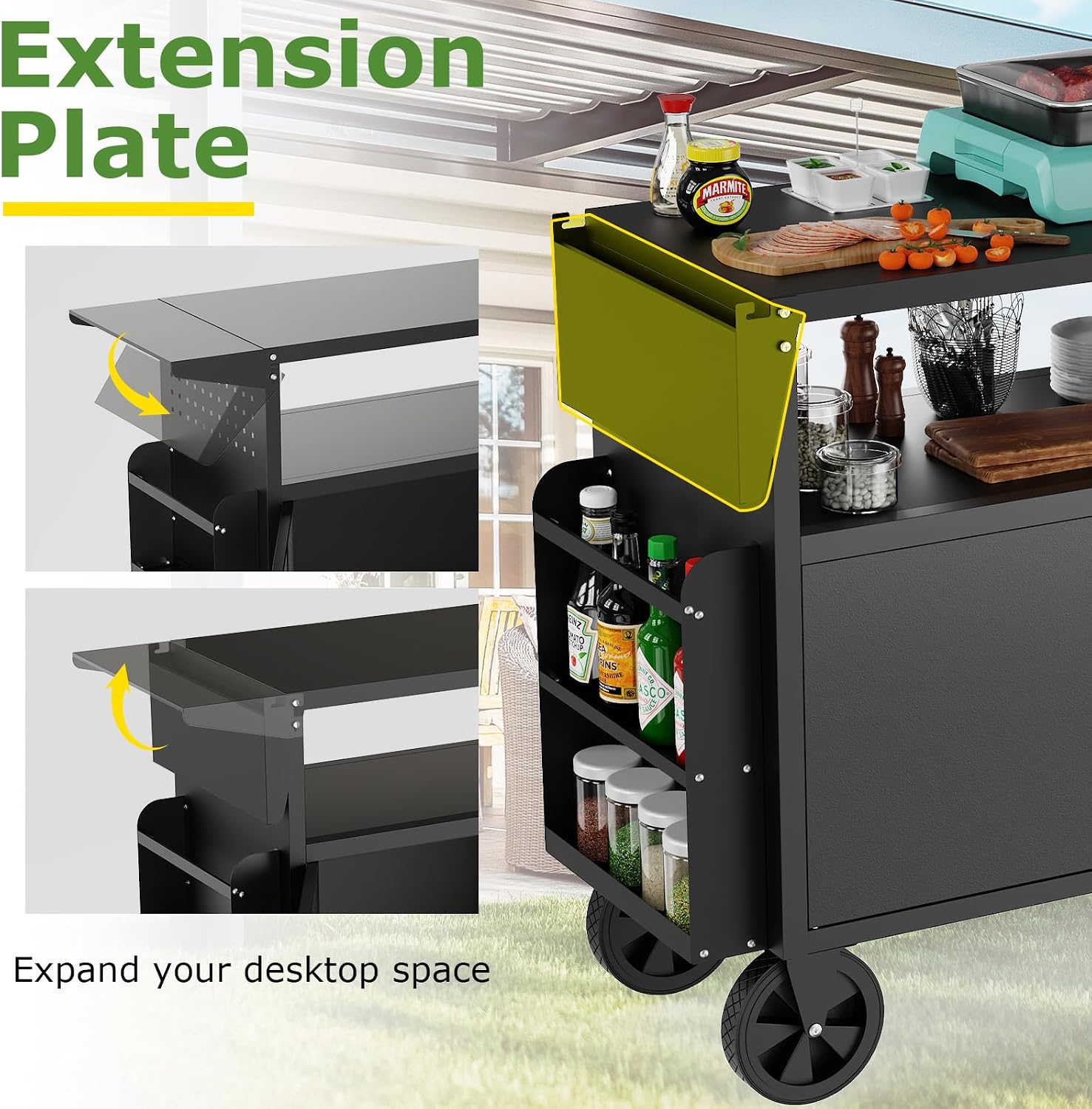 Outdoor Grill Cart Table With  - Outdoor Furniture Philippines 评论和价格