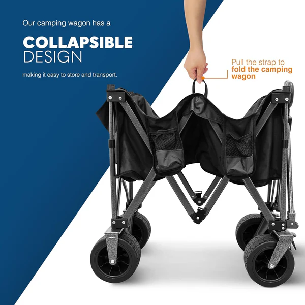 Collapsible Camping Wagon Port - Outdoor Furniture Heavy Duty 评论和价格