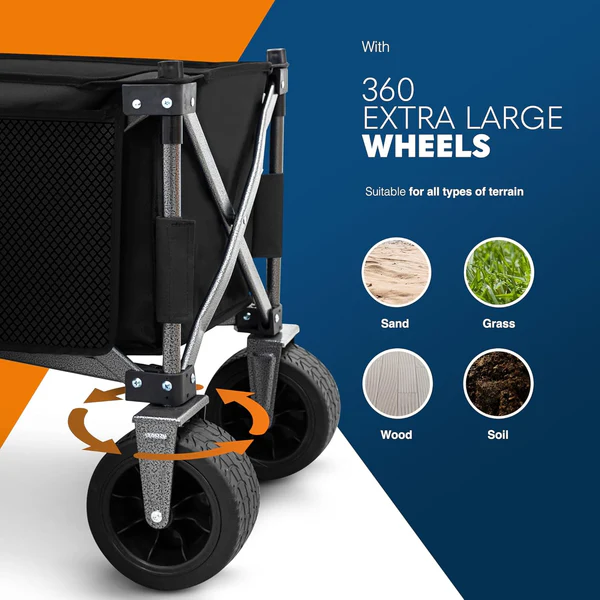 Collapsible Camping Wagon Port - Outdoor Furniture Heavy Duty 评论和价格
