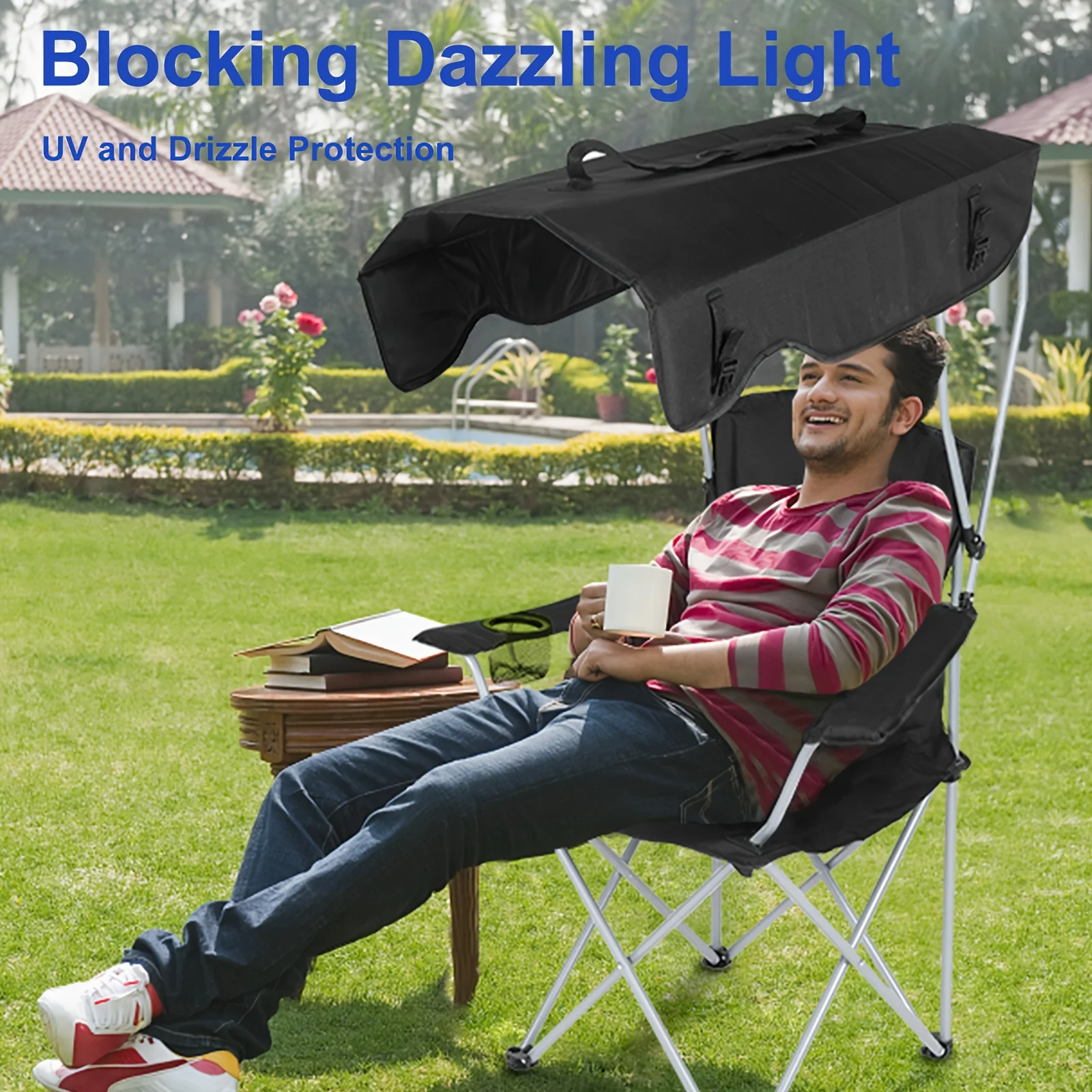 Canopy Lounge Chair with Sunsh - Outdoor Furniture Sunbrella 评论和价格