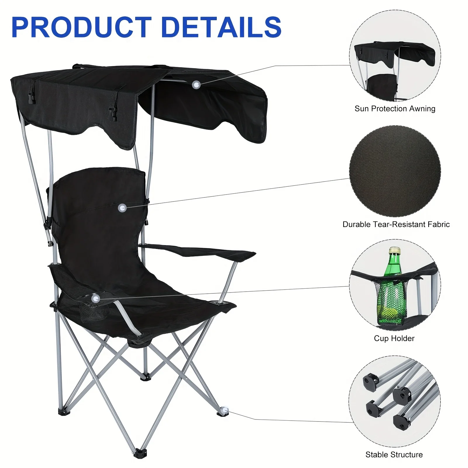 Canopy Lounge Chair with Sunsh - Outdoor Furniture Sunbrella 评论和价格