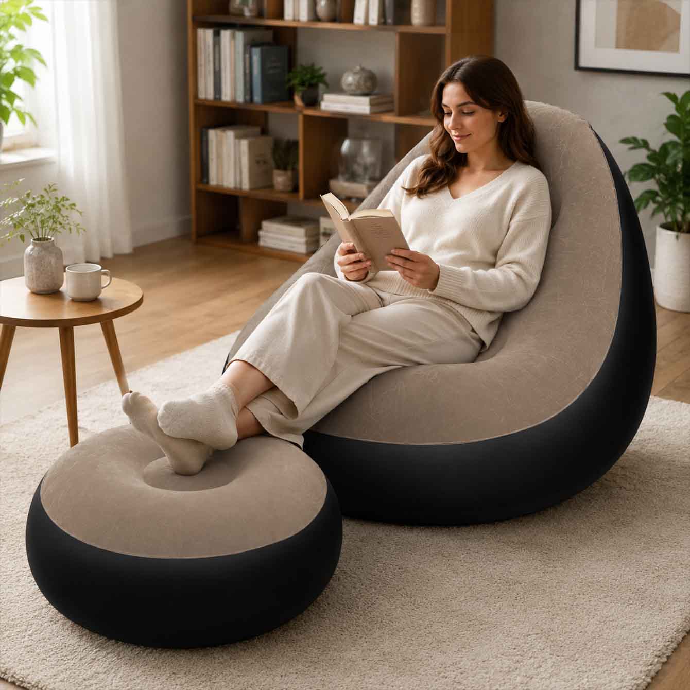 Inflatable Chair for Adults,Po - Outdoor Furniture Philippines 评论和价格