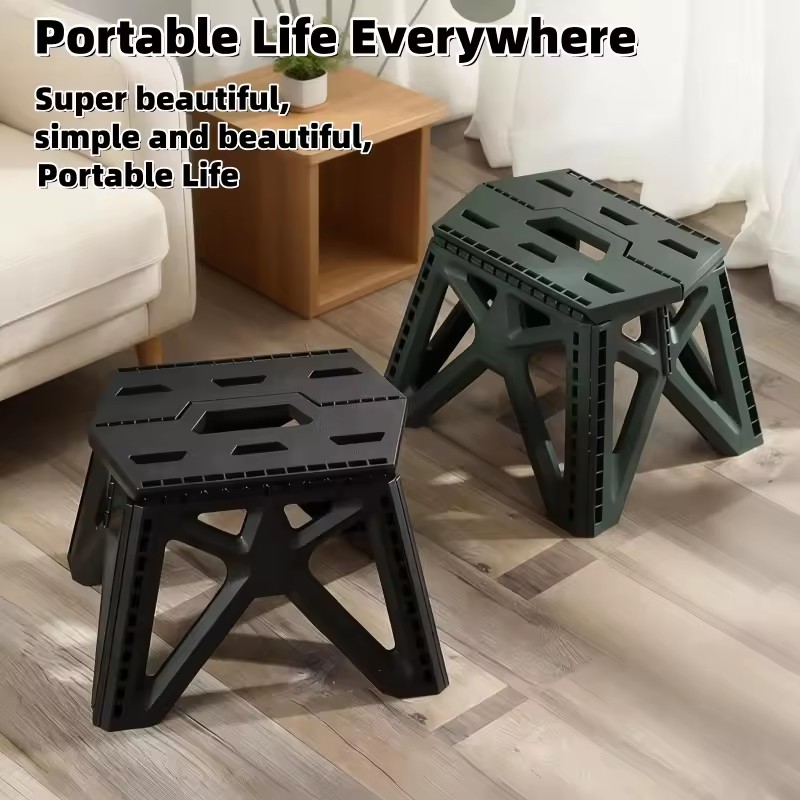 1 Pcs Folding Camp Stool Porta - Outdoor Furniture Diy Plans 评论和价格