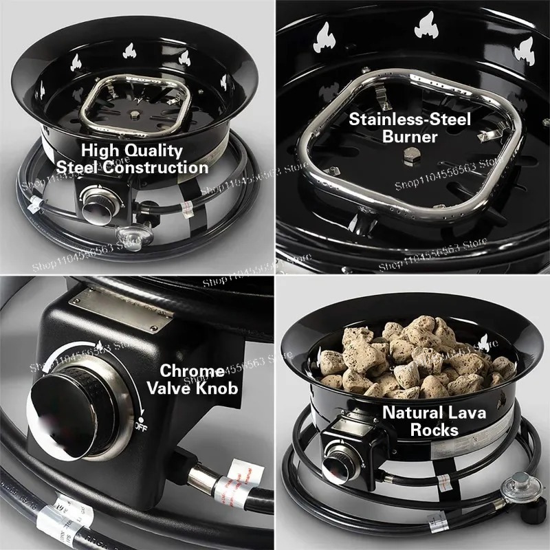 Portable Propane Fire Pit 58,0 - Fire Pit Bowl 评论和价格