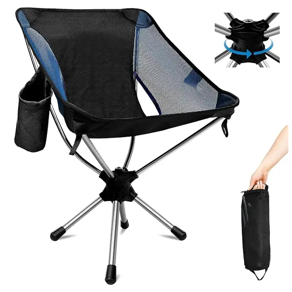Folding Camping Chair 360° Rot - Outdoor Furniture Diy Plans 评论和价格