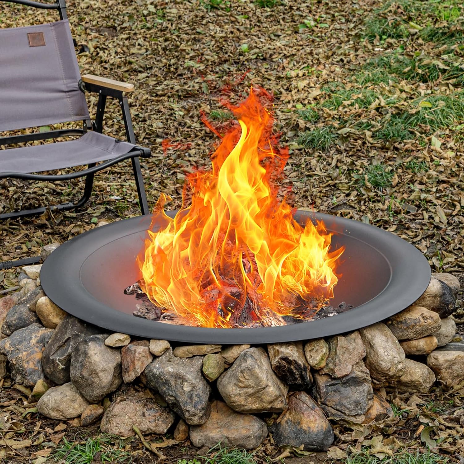 35 Inch Steel Fire Pit Bowl He - Fire Pit Bowl 评论和价格
