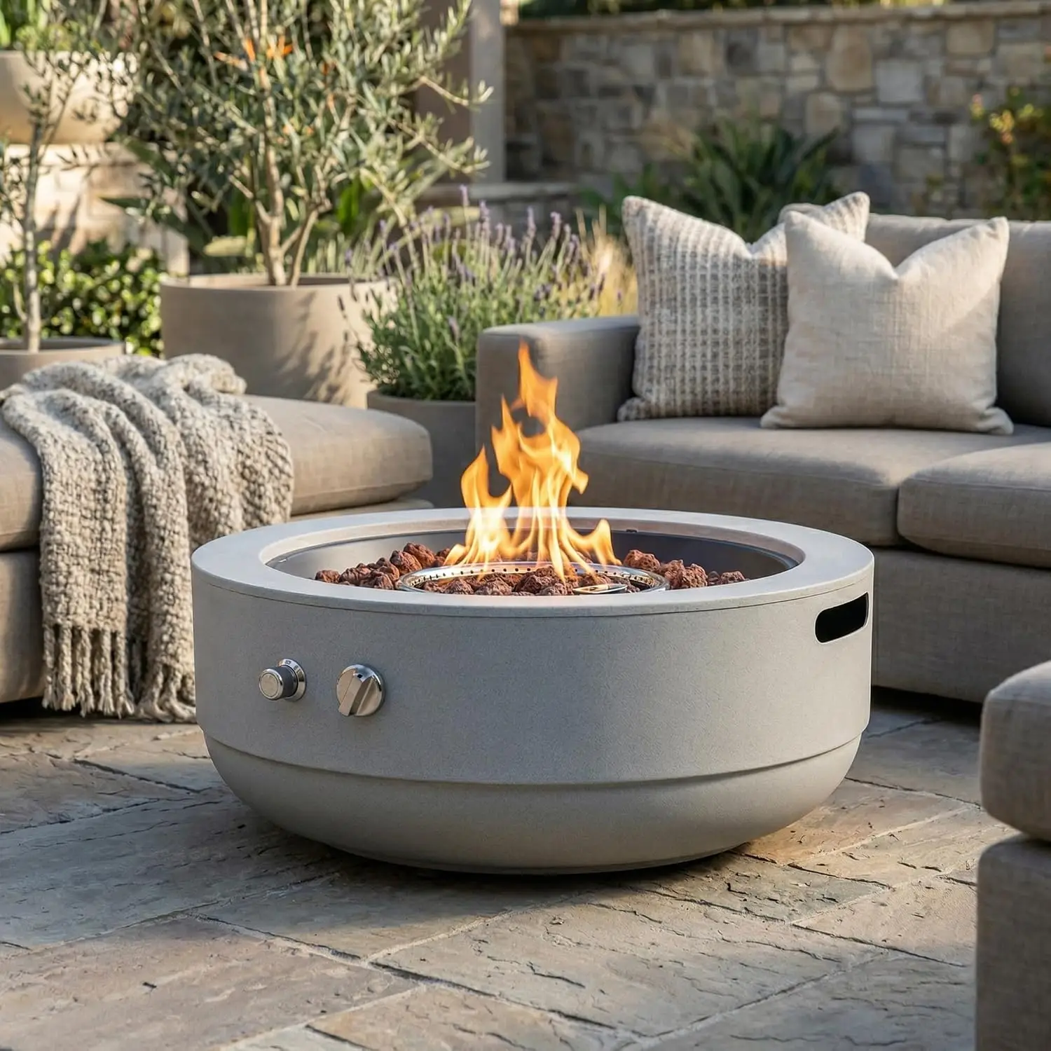 24 Inch Propane Fire Pit Bowl, - Fire Pit Bowl 评论和价格