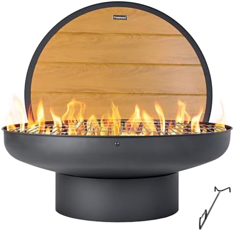 32in Fire Pit Table with Lid,H - Fire Pit Bowl 评论和价格