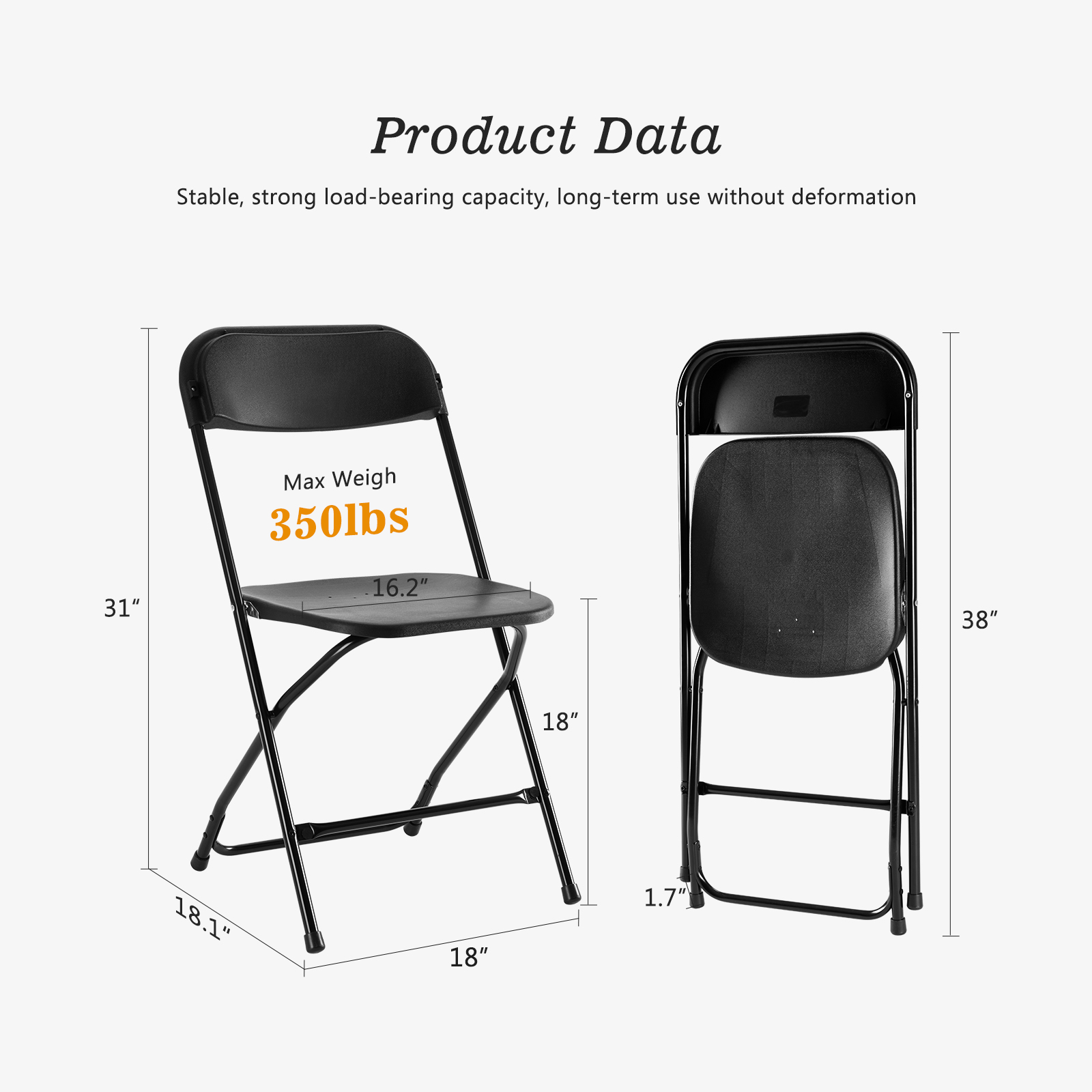 JHK Plastic Folding Chair 4/6  - Outdoor Furniture Diy Plans 评论和价格