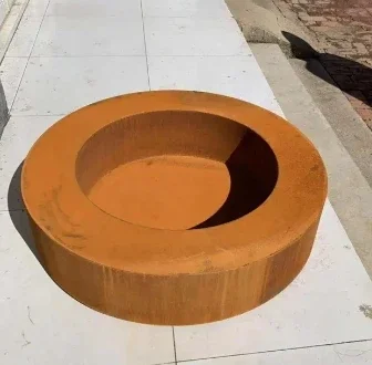 -Corten steel  wood burning ou - Fire Pit Bowl 评论和价格