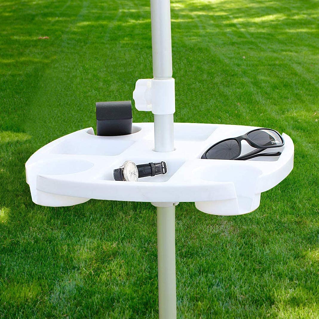 CYBeach Umbrella Tray, with 4  - Outdoor Furniture Sunbrella 评论和价格